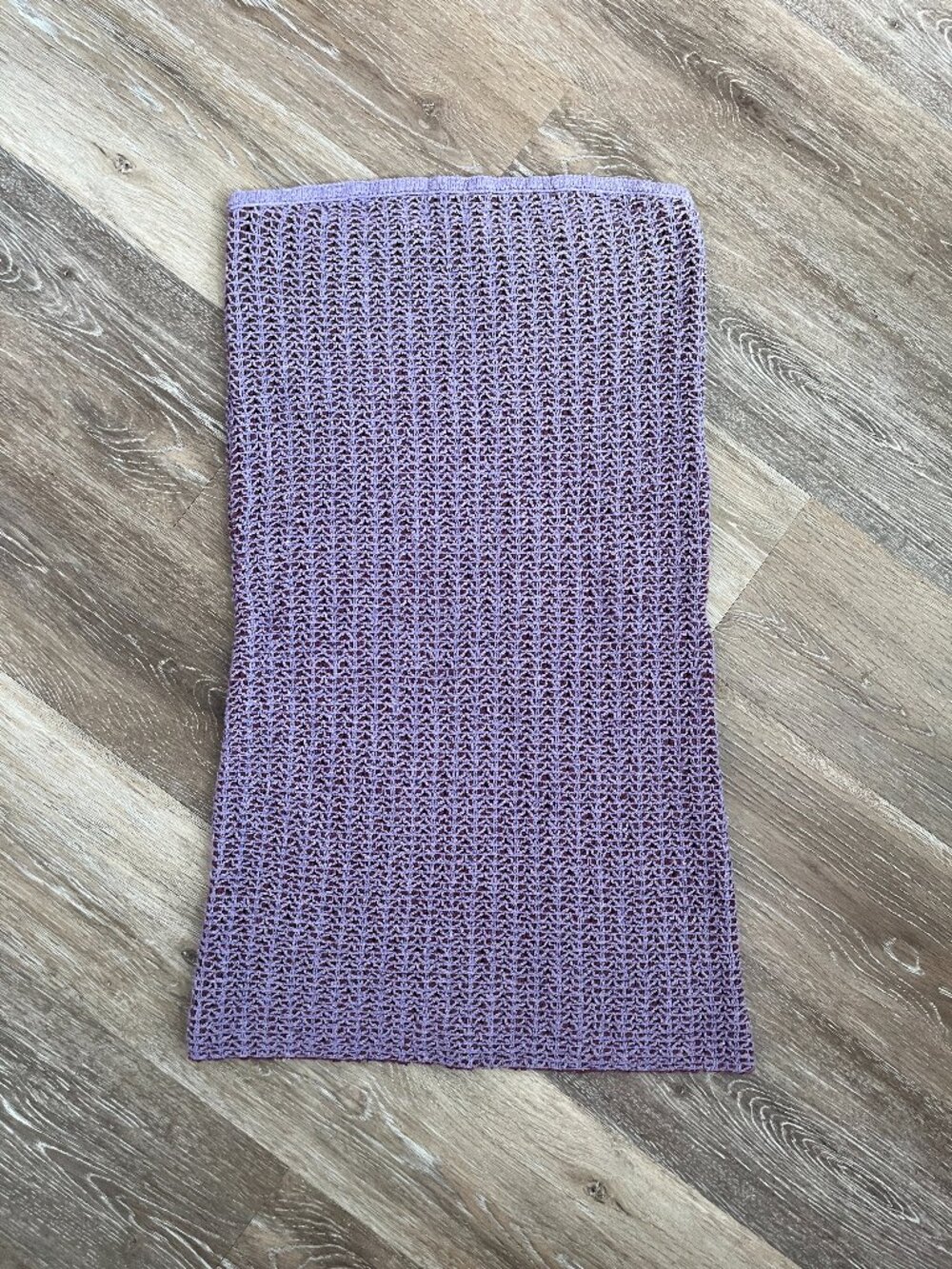 Purple Strapless Knit Convertible Dress OR Midi Skirt